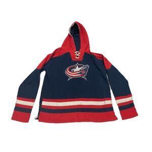 NHL Columbus Blue Jackets CBJ Pullover Hoodie Sweatshirt Youth XL
